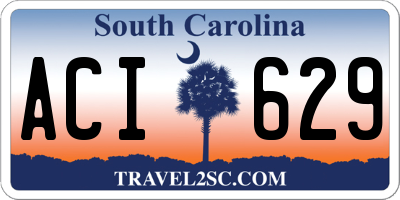 SC license plate ACI629