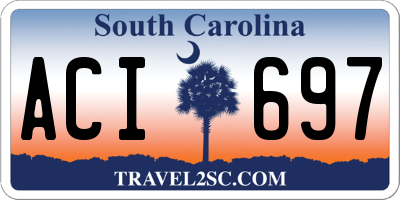 SC license plate ACI697