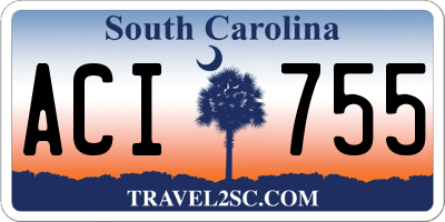 SC license plate ACI755