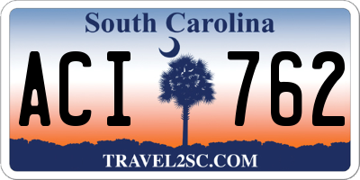 SC license plate ACI762