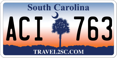 SC license plate ACI763