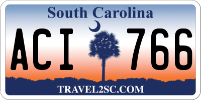 SC license plate ACI766