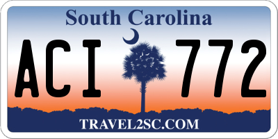 SC license plate ACI772