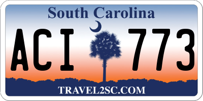 SC license plate ACI773