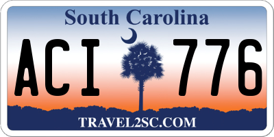 SC license plate ACI776