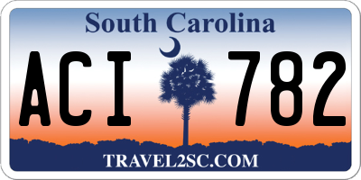 SC license plate ACI782