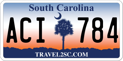 SC license plate ACI784