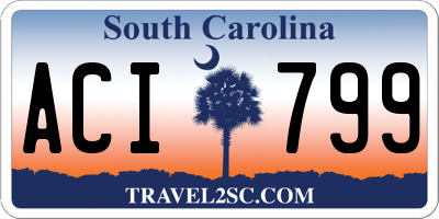 SC license plate ACI799