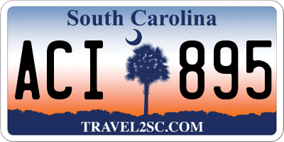 SC license plate ACI895