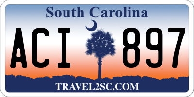 SC license plate ACI897