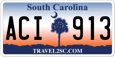 SC license plate ACI913