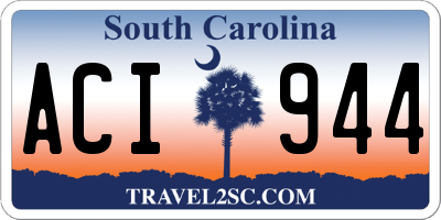 SC license plate ACI944