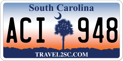 SC license plate ACI948