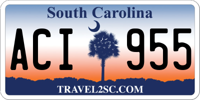 SC license plate ACI955