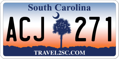 SC license plate ACJ271