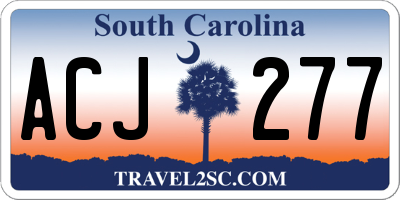 SC license plate ACJ277
