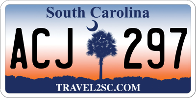 SC license plate ACJ297