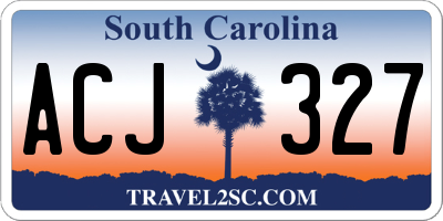 SC license plate ACJ327