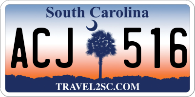 SC license plate ACJ516