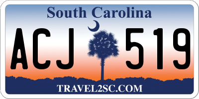 SC license plate ACJ519