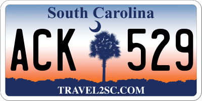 SC license plate ACK529