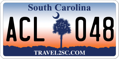SC license plate ACL048