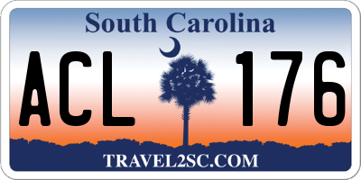 SC license plate ACL176