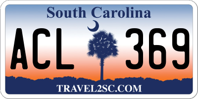 SC license plate ACL369