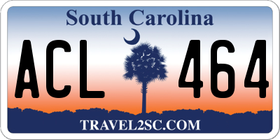 SC license plate ACL464