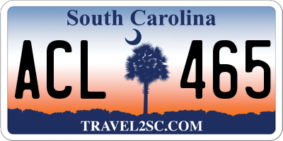 SC license plate ACL465