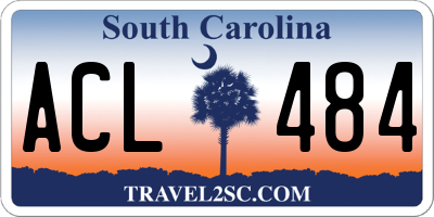 SC license plate ACL484