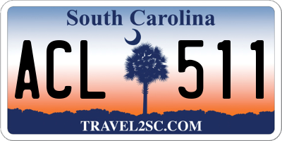 SC license plate ACL511