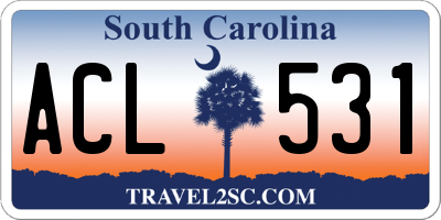 SC license plate ACL531