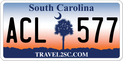 SC license plate ACL577