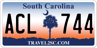 SC license plate ACL744