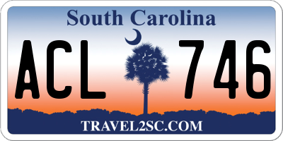 SC license plate ACL746