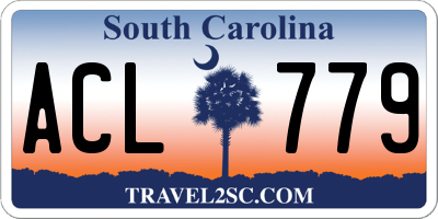 SC license plate ACL779