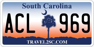 SC license plate ACL969