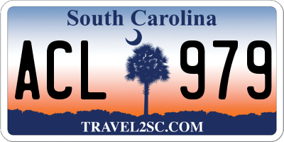 SC license plate ACL979