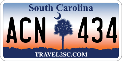 SC license plate ACN434