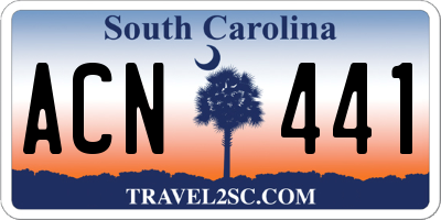 SC license plate ACN441
