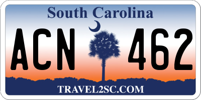 SC license plate ACN462