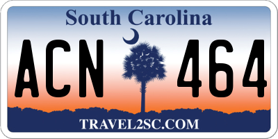 SC license plate ACN464