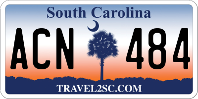 SC license plate ACN484