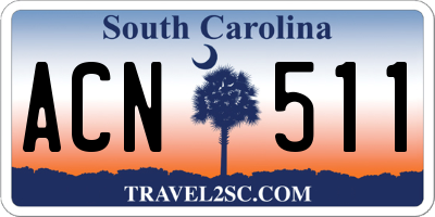 SC license plate ACN511