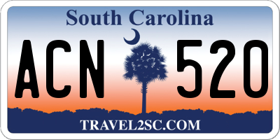 SC license plate ACN520