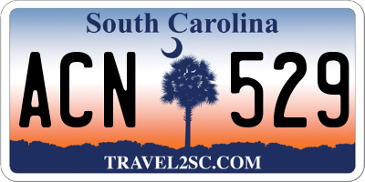 SC license plate ACN529