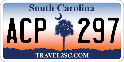SC license plate ACP297
