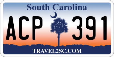 SC license plate ACP391