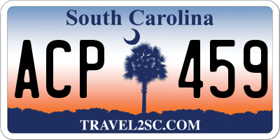SC license plate ACP459